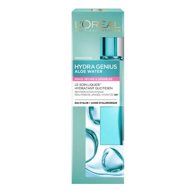 l-or-al-paris-hydra-genius-soin-liquide-r-hydratant-72h-peaux-s-ches-et-sensible image 1