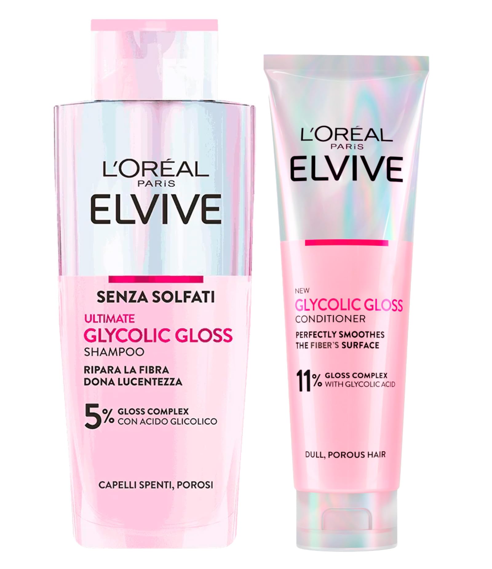 l-or-al-paris-elvive-glycolic-gloss-duo-shampooing-200-ml-apr-s-shampooing-150-m image 1
