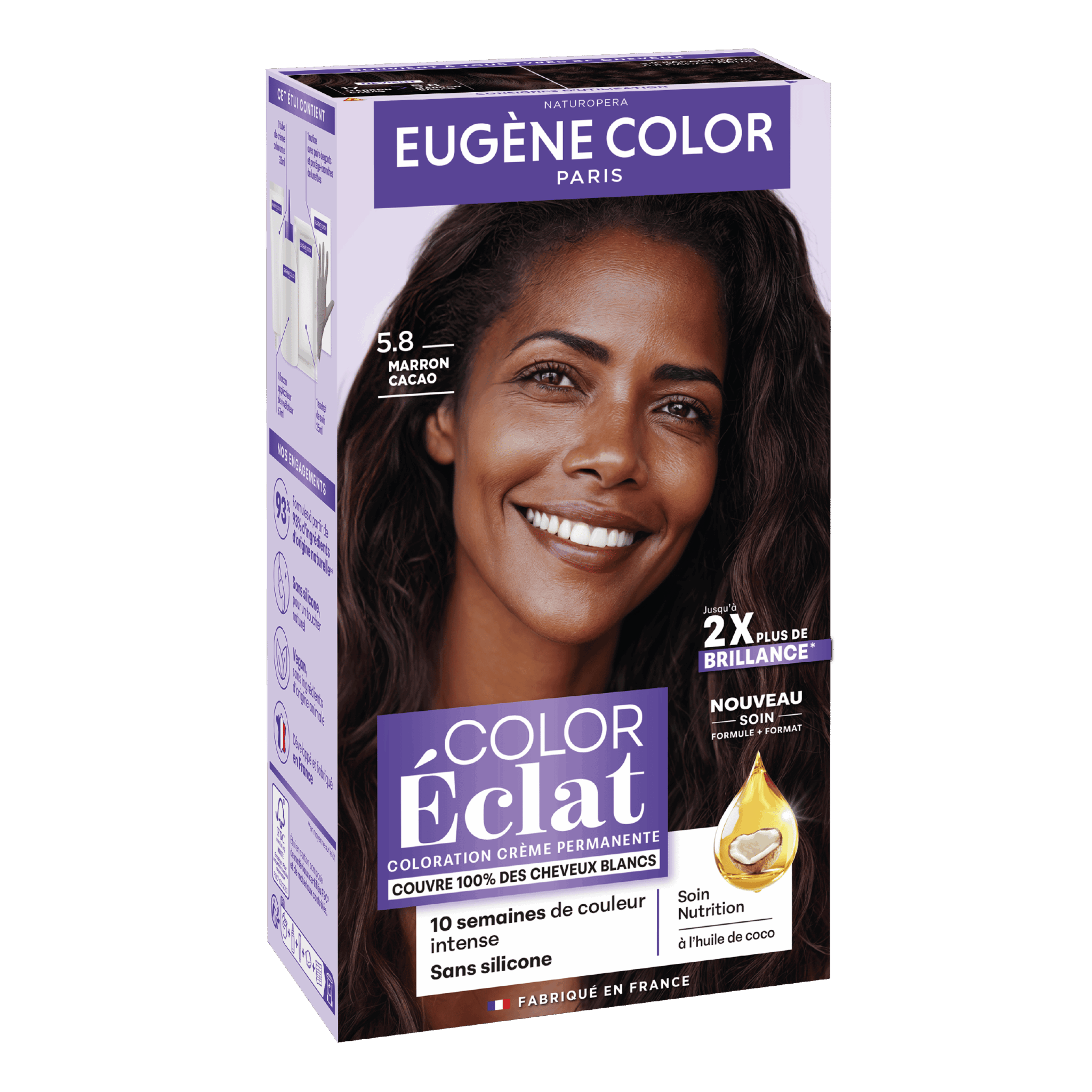 eug-ne-color-color-eclat-5-8-marron-cacao-coloration-domicile image 1