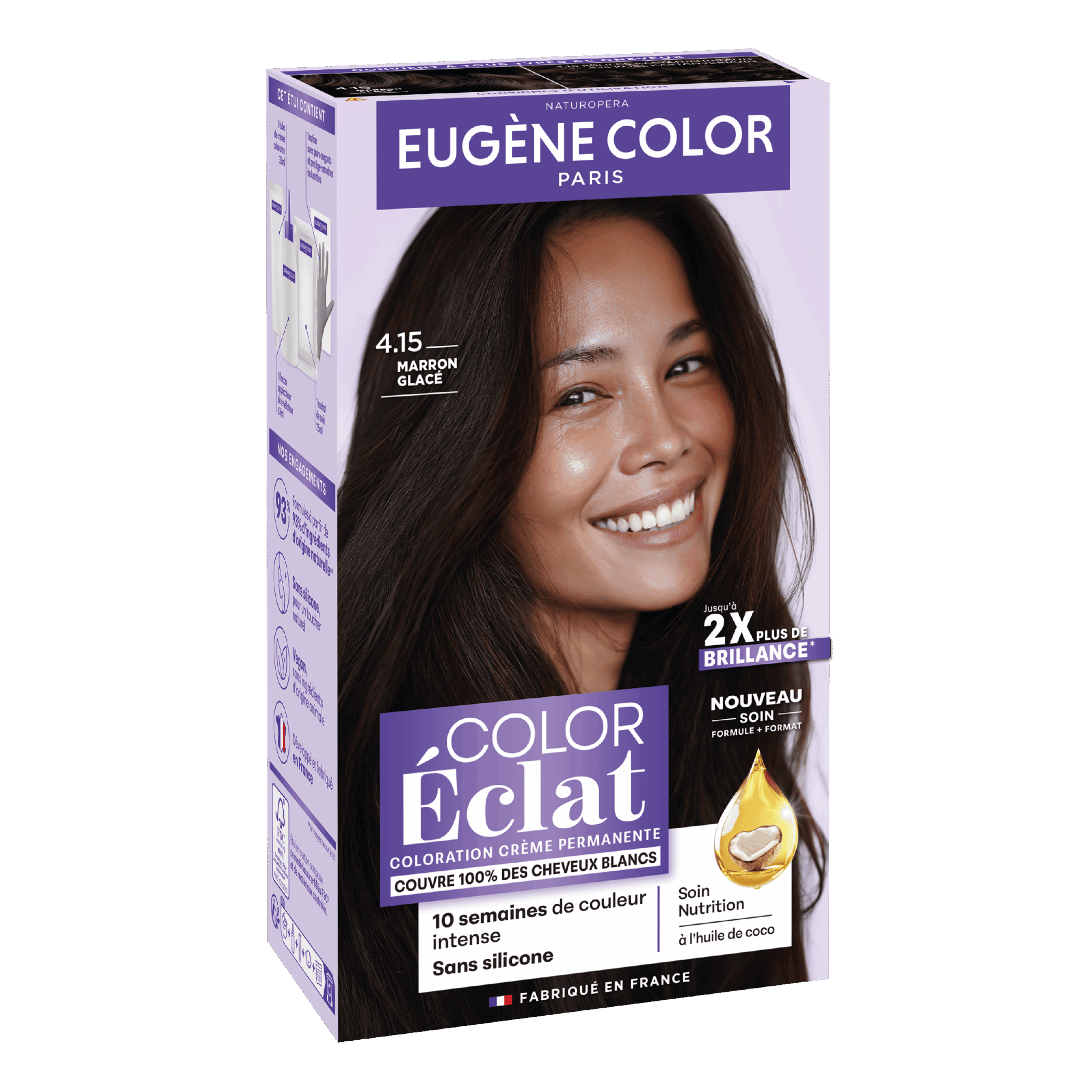 eug-ne-color-color-eclat-coloration-domicile-4-15-marron-glac image 1