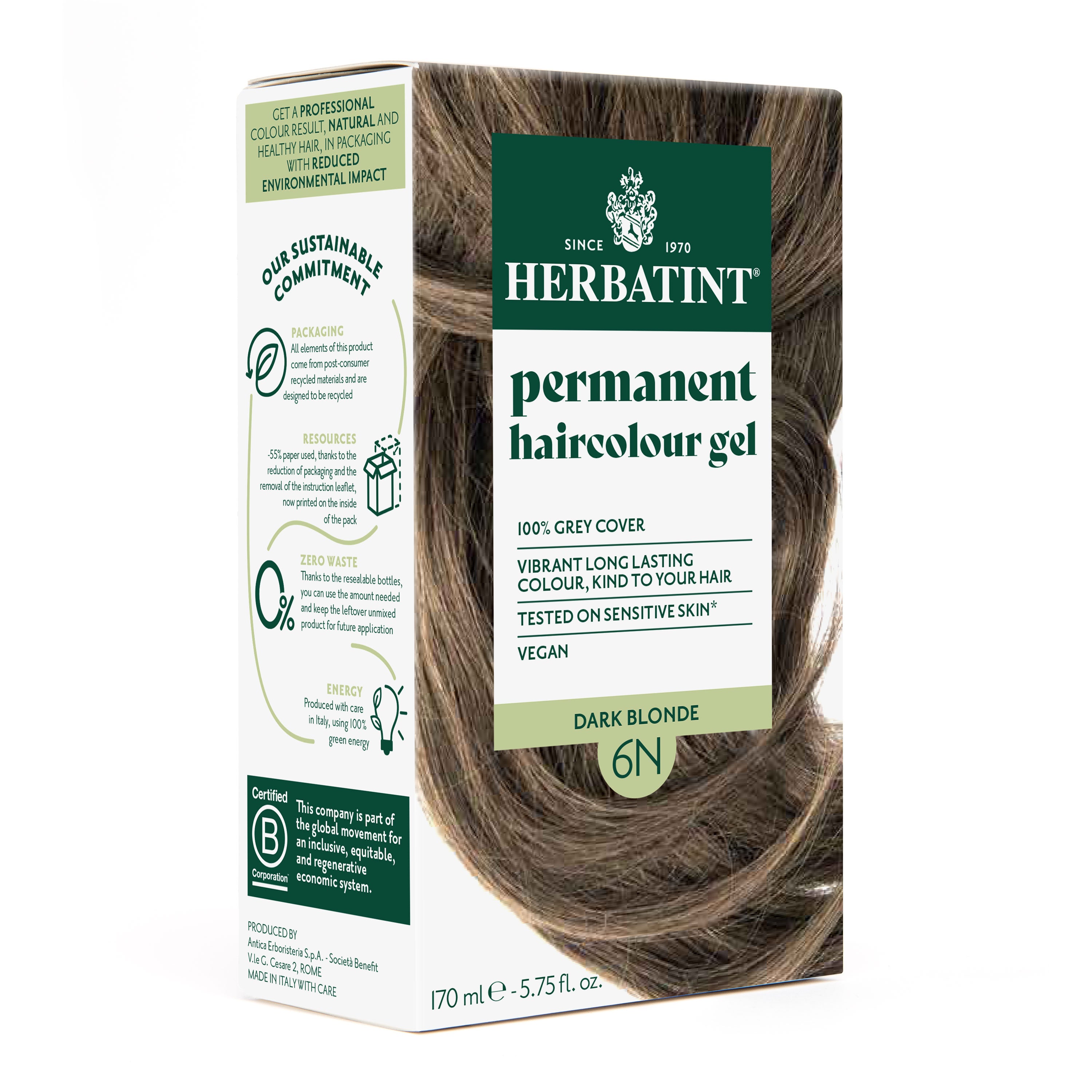 herbatint-soin-colorant-permanent-6n-blond-fonc-gel-170-ml image 1