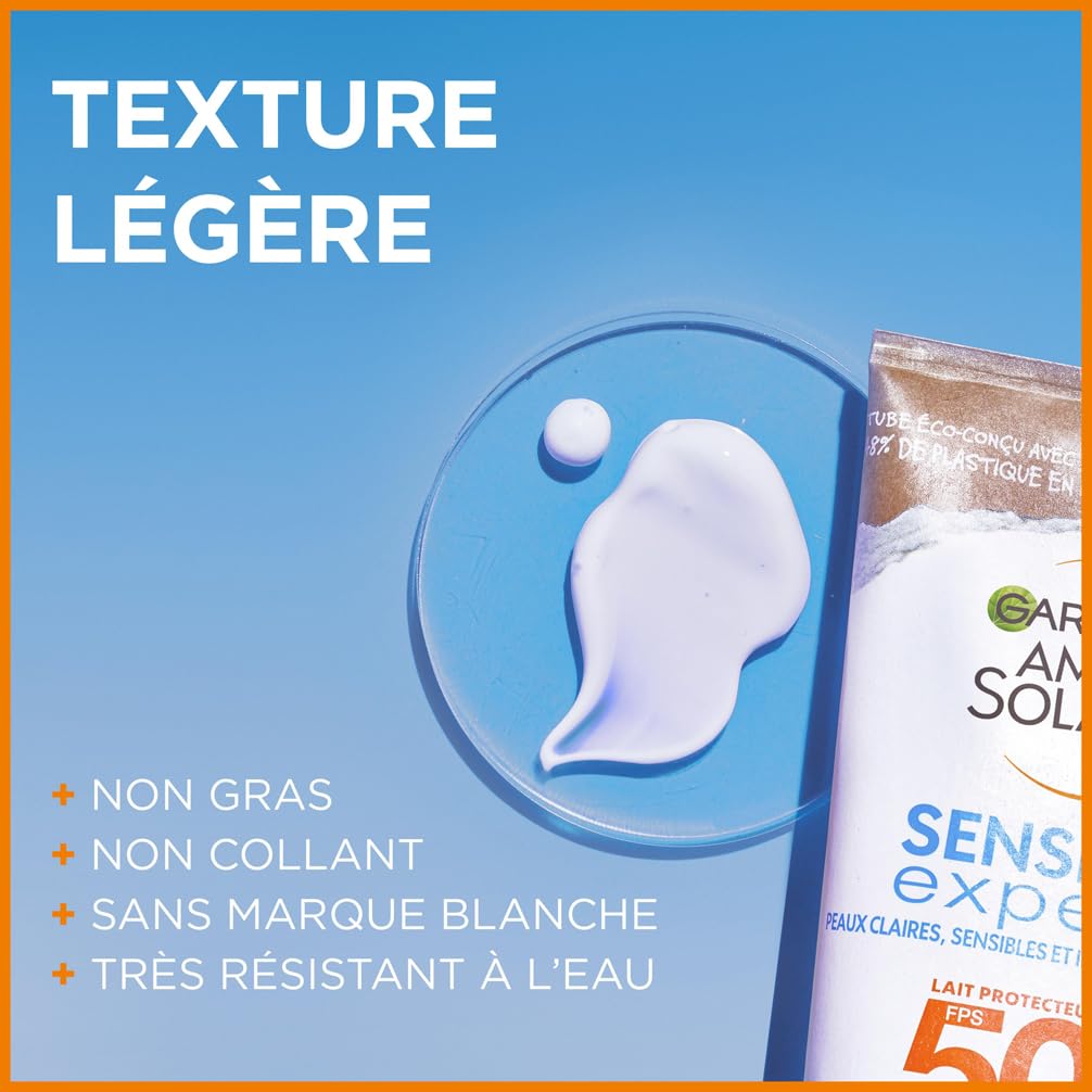 garnier-ambre-solaire-sensitive-expert-lait-solaire-spf-50-175-ml image 6