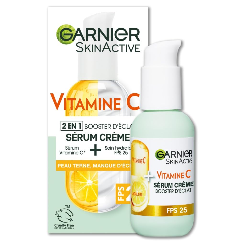 garnier-skin-active-s-rum-cr-me-booster-d-clat-2-en-1-vitamine-c-fps-25-50-ml image 1
