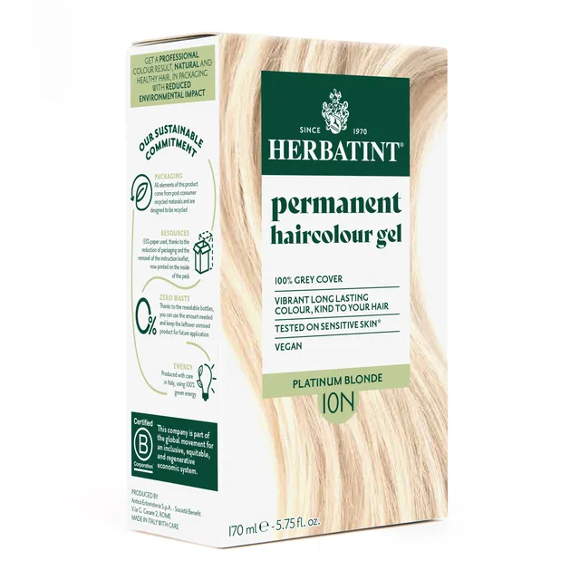 herbatint-10n-blond-platine-soin-colorant-permanent-170-ml image 1