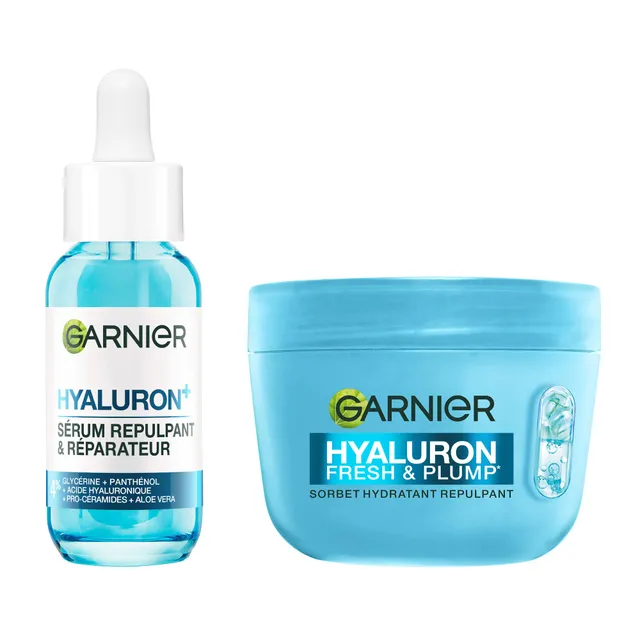 garnier-skinactive-routine-hyaluron-cr-me-sorbet-85-ml-s-rum-gel-30-ml image 1