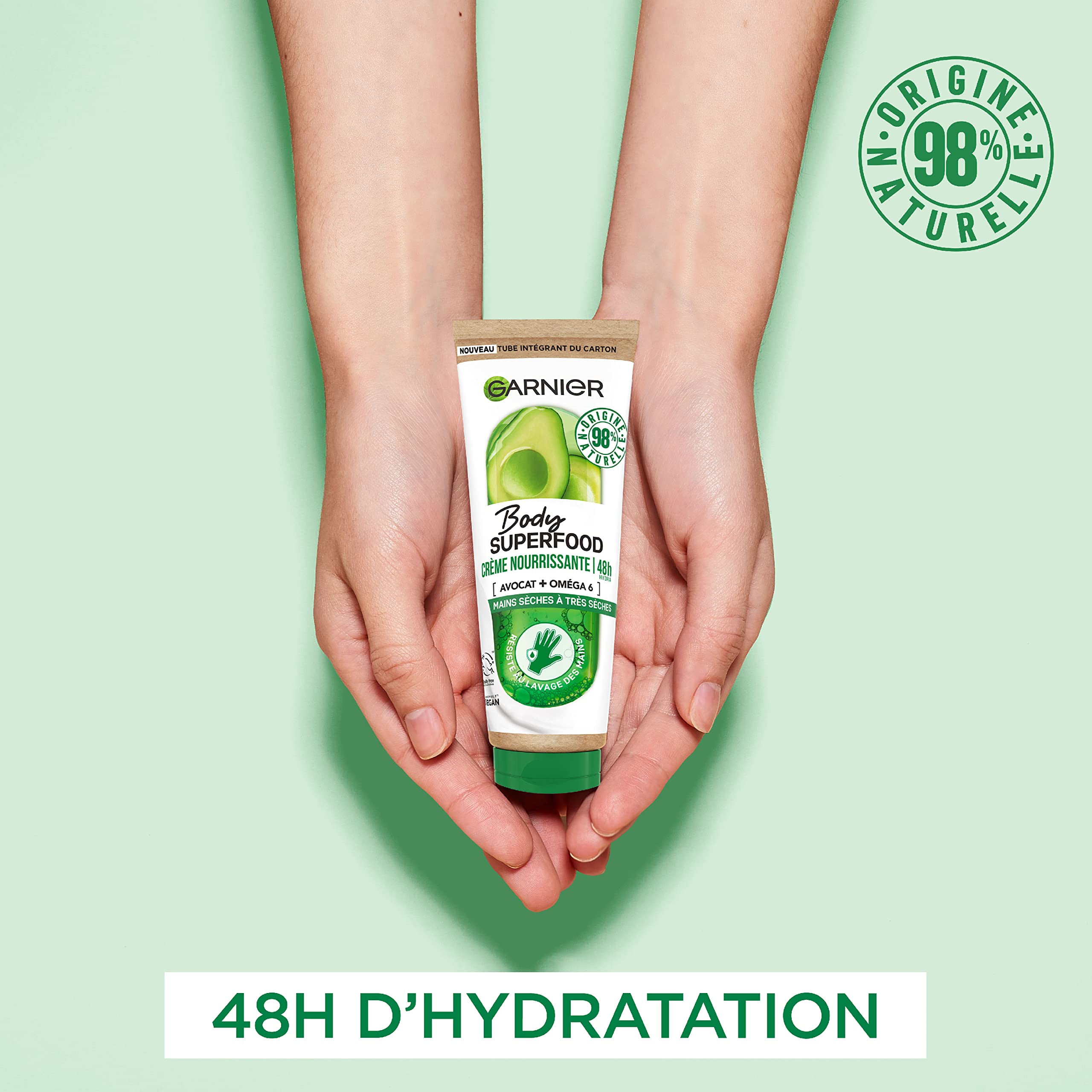 garnier-body-superfood-cr-me-mains-avocat-om-ga-6-75-ml-lot-de-2 image 2