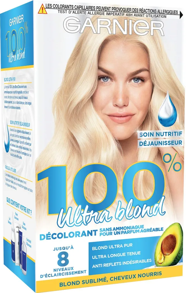 garnier-100-ultra-blond-kit-d-coloration-sans-ammoniaque-8-tons image 1