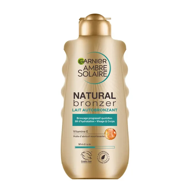 garnier-ambre-solaire-natural-bronzer-lait-autobronzant-corps-l-huile-d-abricot- image 1