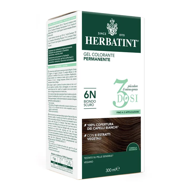 herbatint-soin-colorant-permanent-3dosi-6n-blond-fonc-300-ml image 1