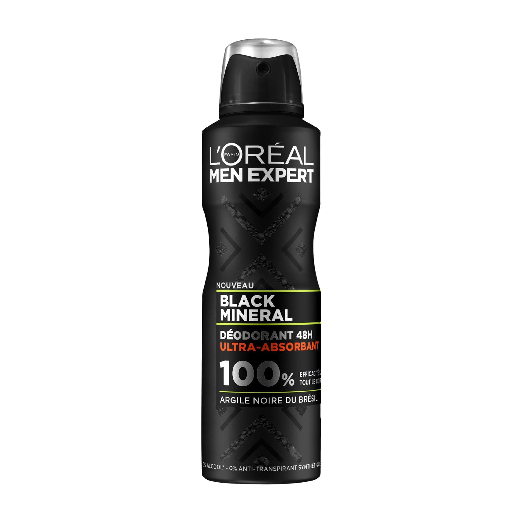 l-or-al-paris-men-expert-black-mineral-d-odorant-homme-spray-48h-sans-sel-d-alum image 1