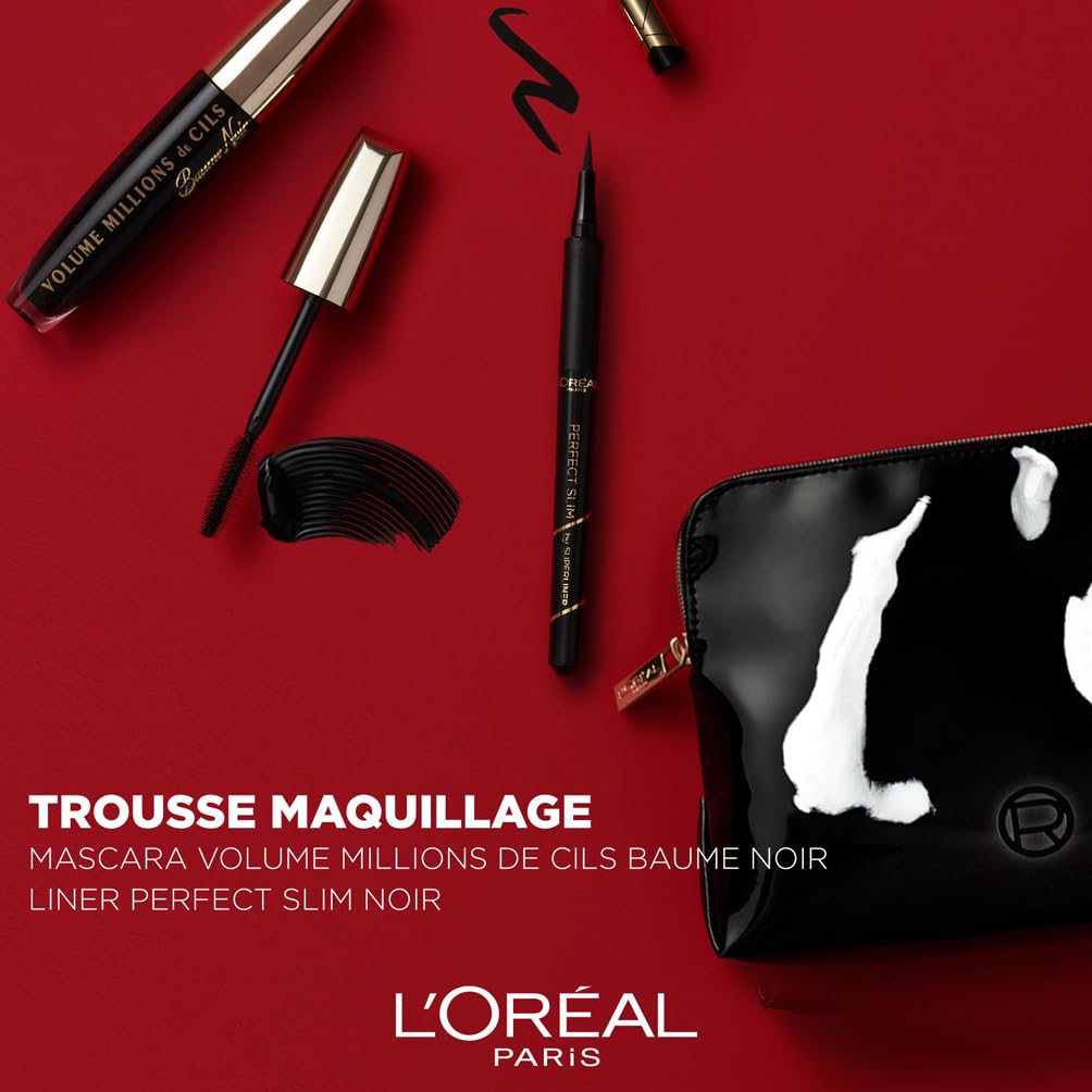 l-or-al-paris-trousse-regard-mascara-volume-millions-de-cils-baume-noir-eyeliner image 2