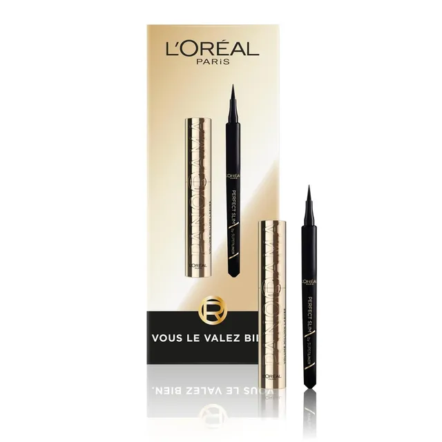 l-or-al-paris-coffret-cadeau-regard-intense-mascara-panorama-eyeliner-perfect-sl image 1