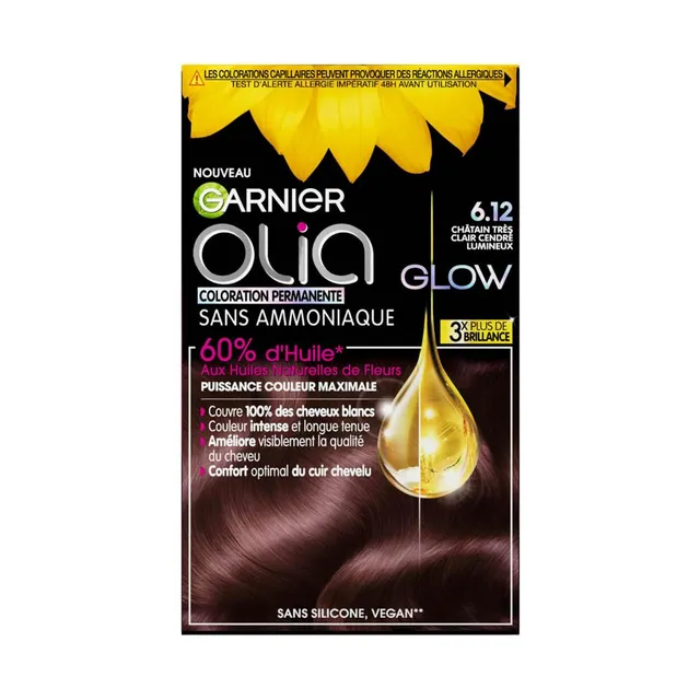 garnier-olia-glow-coloration-permanente-6-12-ch-tain-tr-s-clair-cendr-lumineux-s image 1