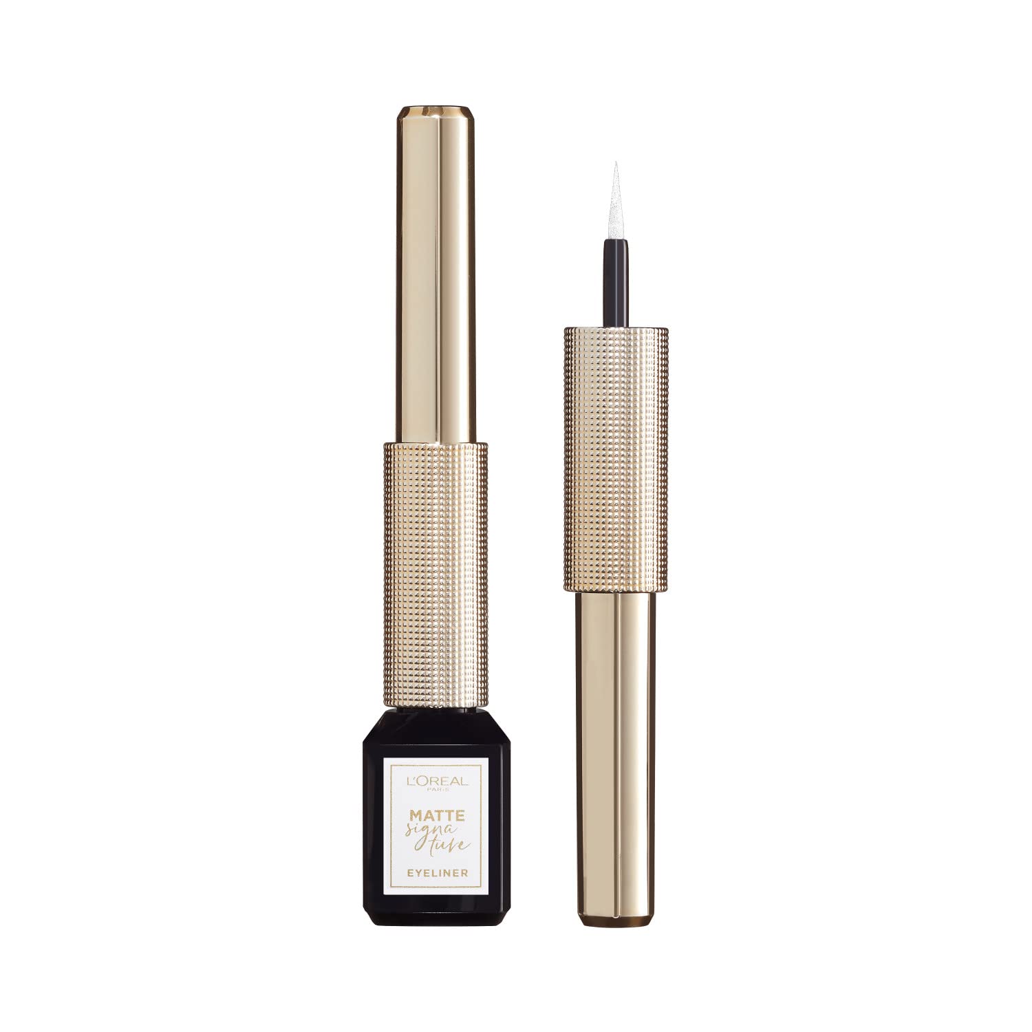 l-or-al-paris-matte-signature-eyeliner-pinceau-mat-emeraude-vert-3-ml image 7