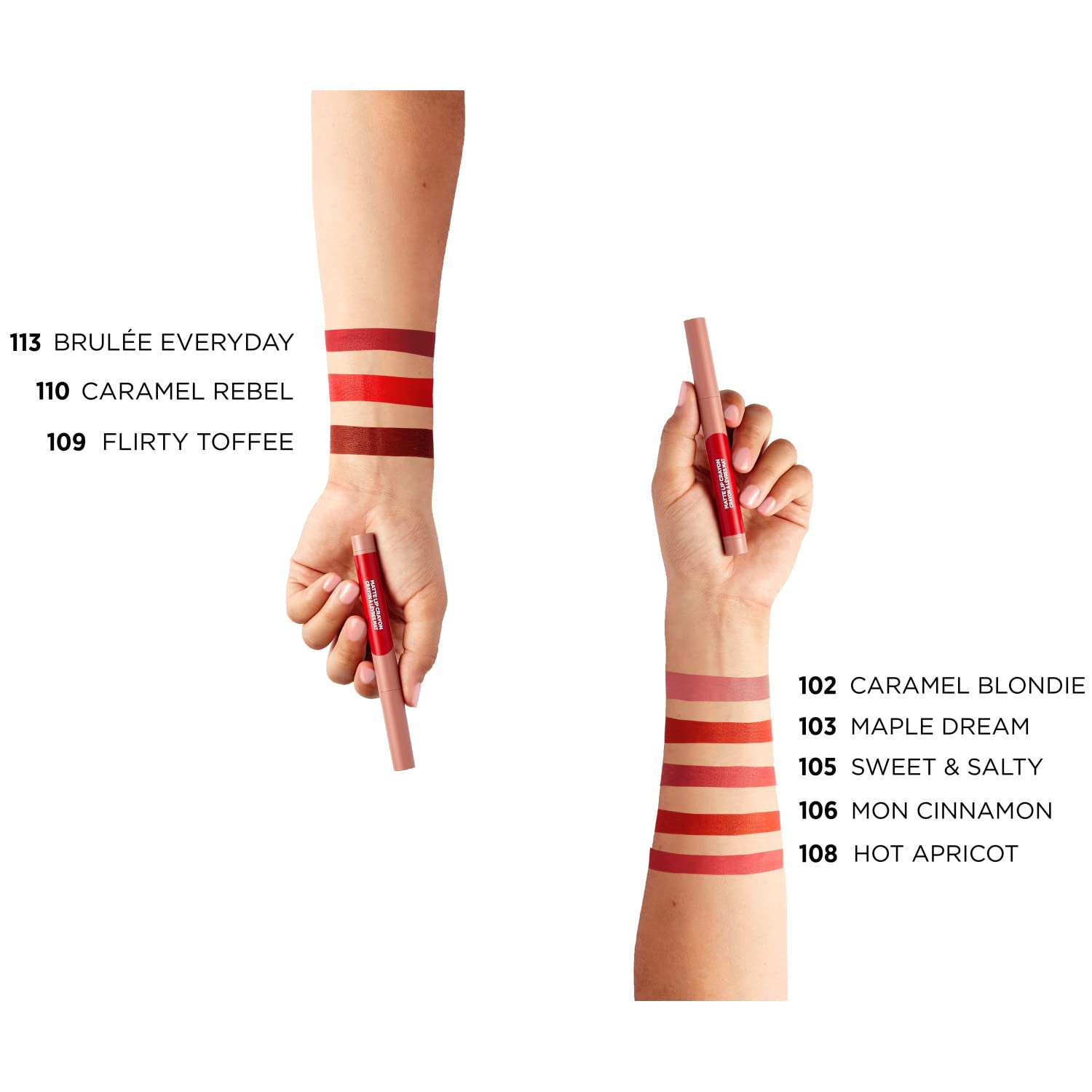 l-or-al-paris-infaillible-matte-crayon-rouge-l-vres-caramel-blondie image 7
