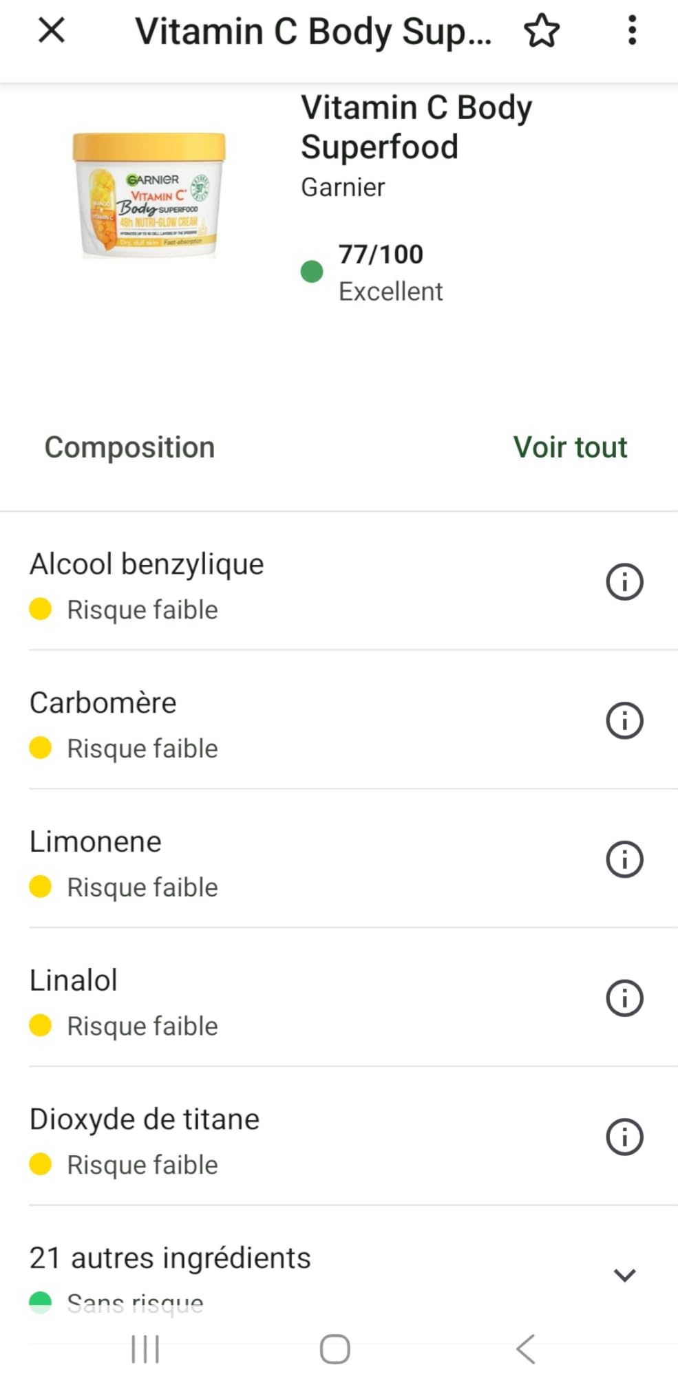 Trop parfumée pour moi