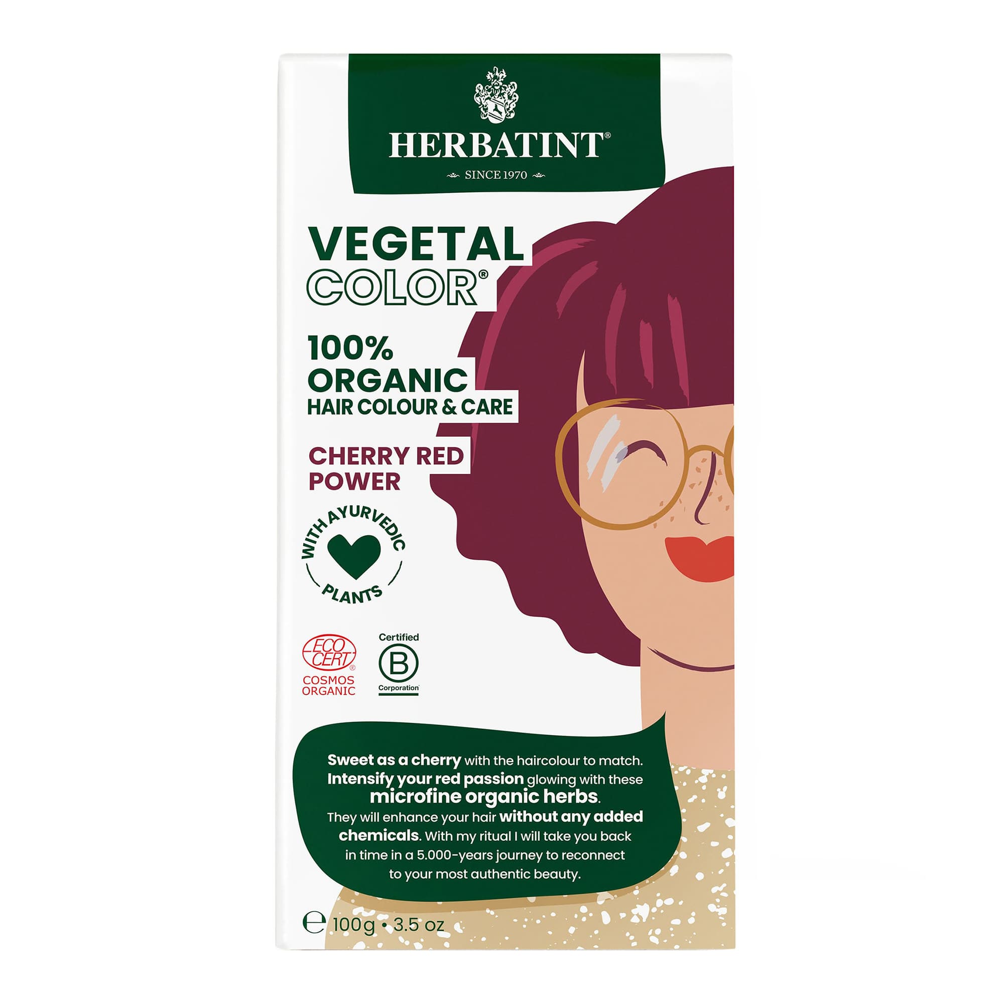 herbatint-vegetal-color-cherry-red-power-cerise-poudre-v-g-tale-100-g image 2