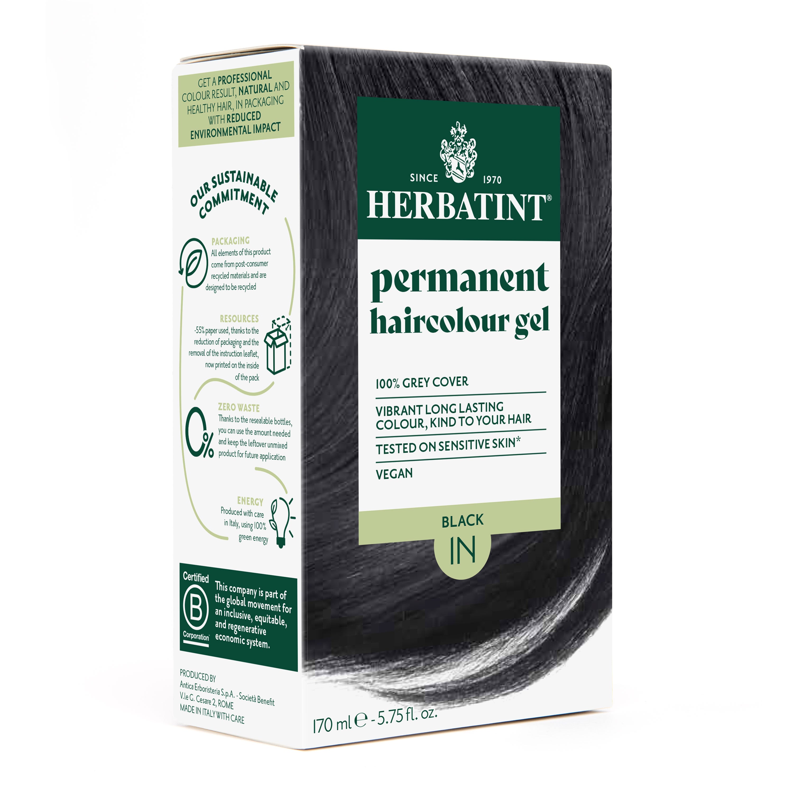 herbatint-soin-colorant-permanent-1n-noir-gel-170-ml image 1