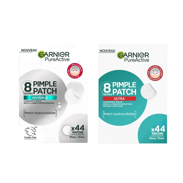 garnier-pureactive-pimple-patch-anti-boutons-jour-nuit-2x44-patchs-hydrocollo-de image 1