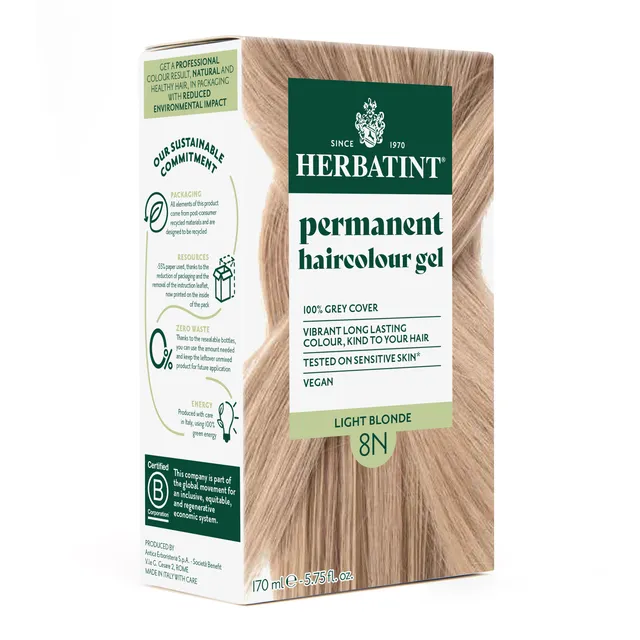 herbatint-soin-colorant-permanent-8n-blond-clair-gel-170-ml image 1