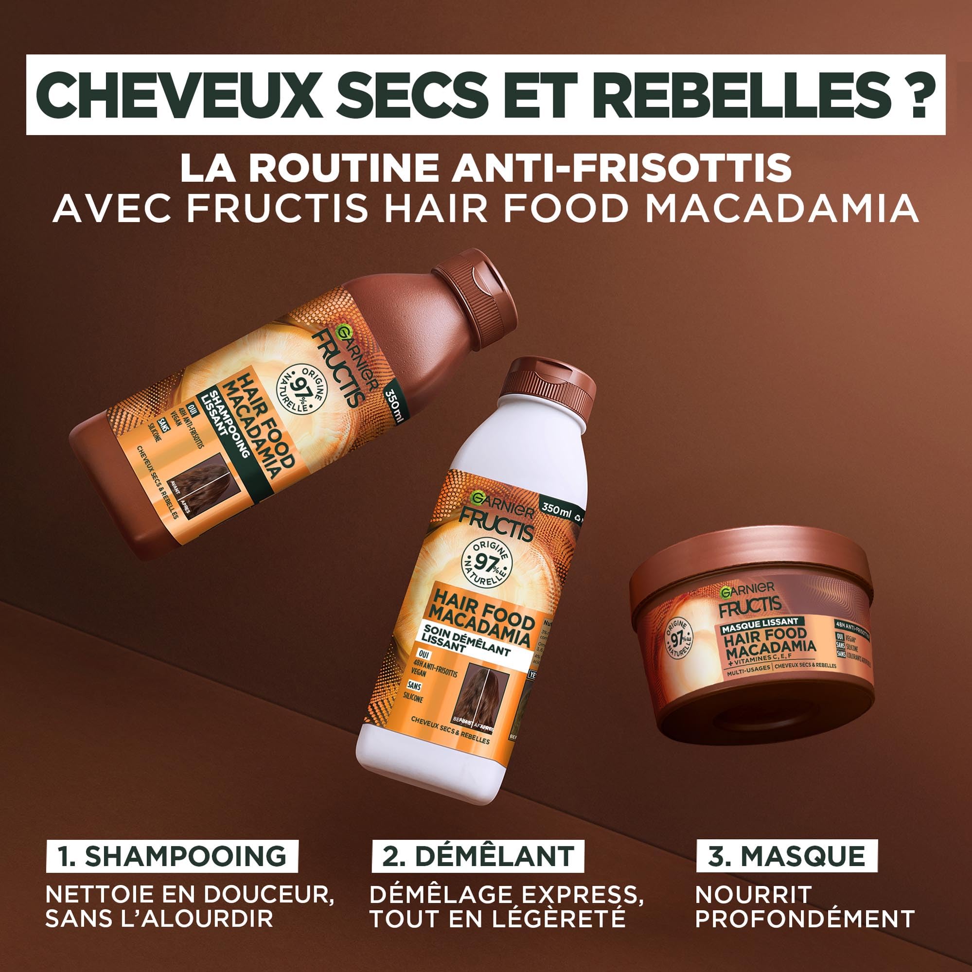 garnier-fructis-hair-food-masque-lissant-macadamia-48h-anti-frisottis-320-ml image 7