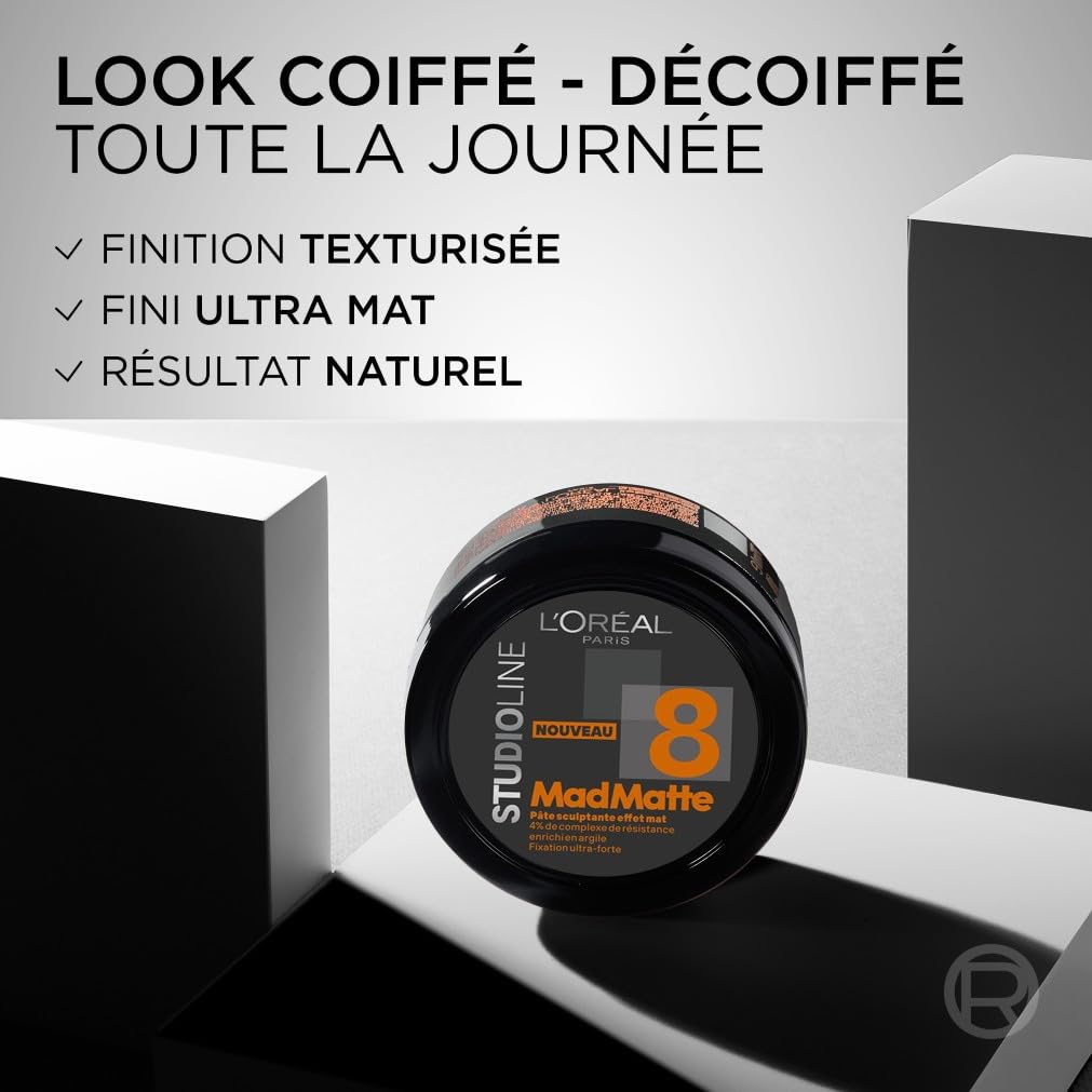 l-or-al-paris-studio-line-mad-matte-p-te-sculptante-homme-fixation-ultra-forte image 3