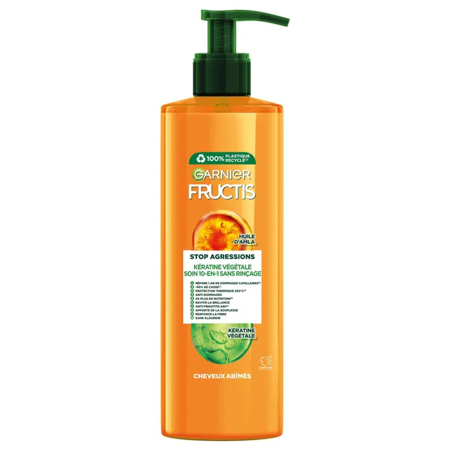 garnier-fructis-stop-agressions-soin-sans-rin-age-10-en-1-cheveux-ab-m-s-400-ml image 1