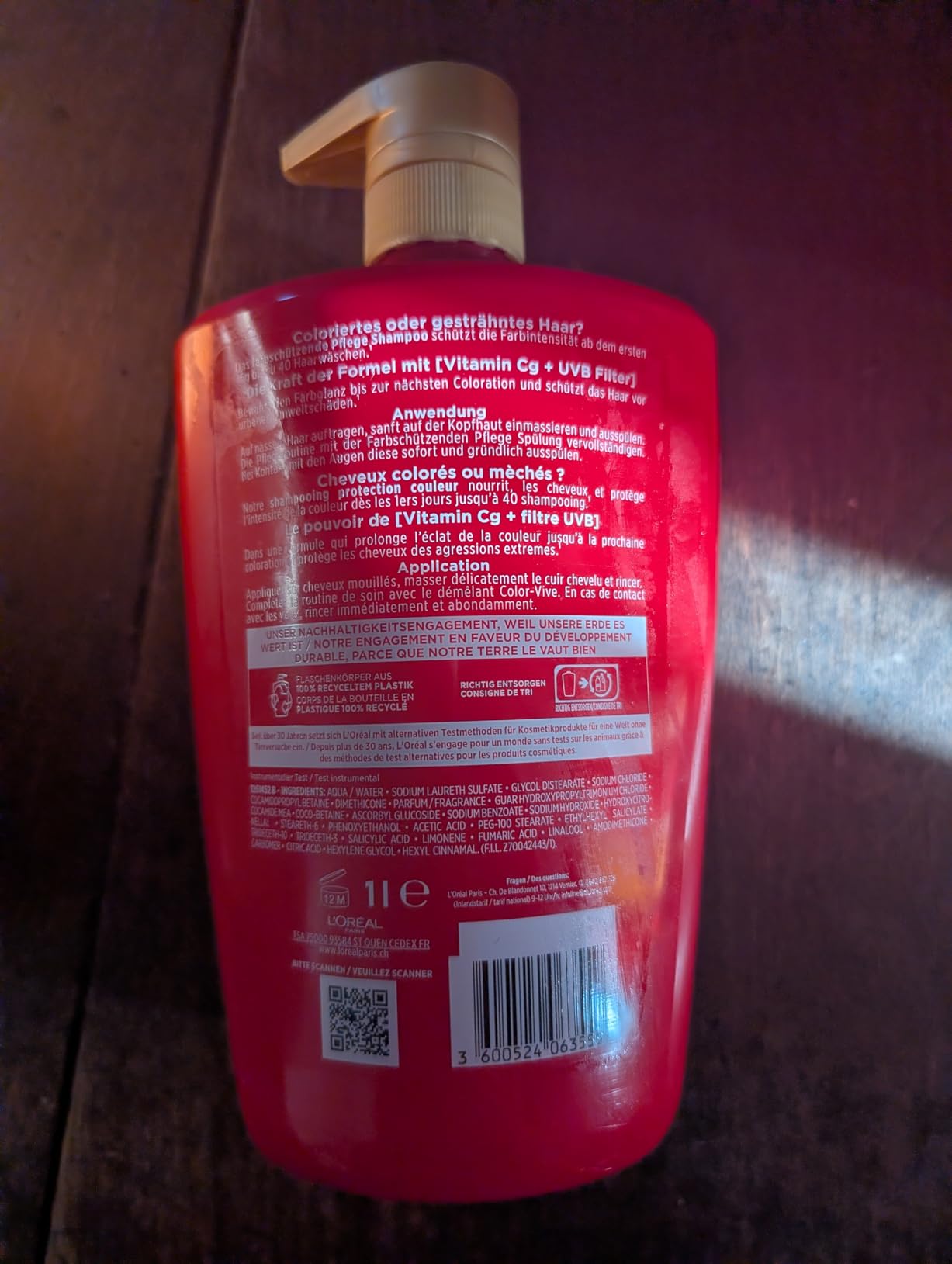 Couleur éclatante même après 6 semaines