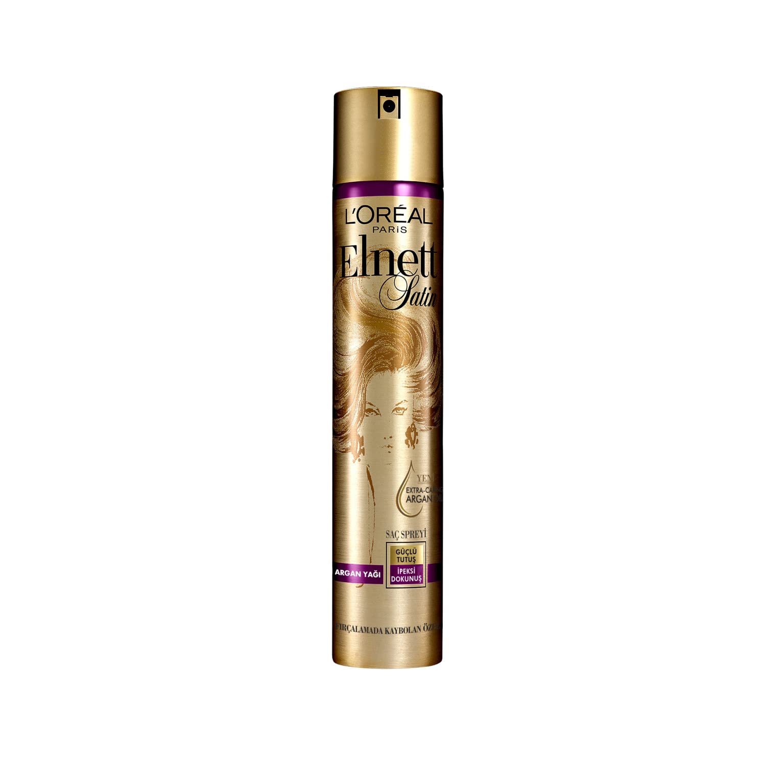 l-or-al-paris-elnett-laque-fixation-forte-huile-pr-cieuse-argan-300-ml image 1