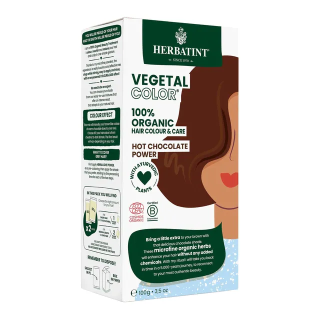 herbatint-vegetal-color-hot-chocolate-power-chocolat-coloration-v-g-tale-100-g image 1