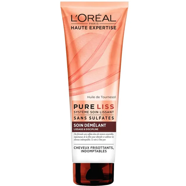 l-or-al-paris-pure-liss-soin-d-m-lant-huile-de-tournesol-cheveux-fris-s-indompta image 1