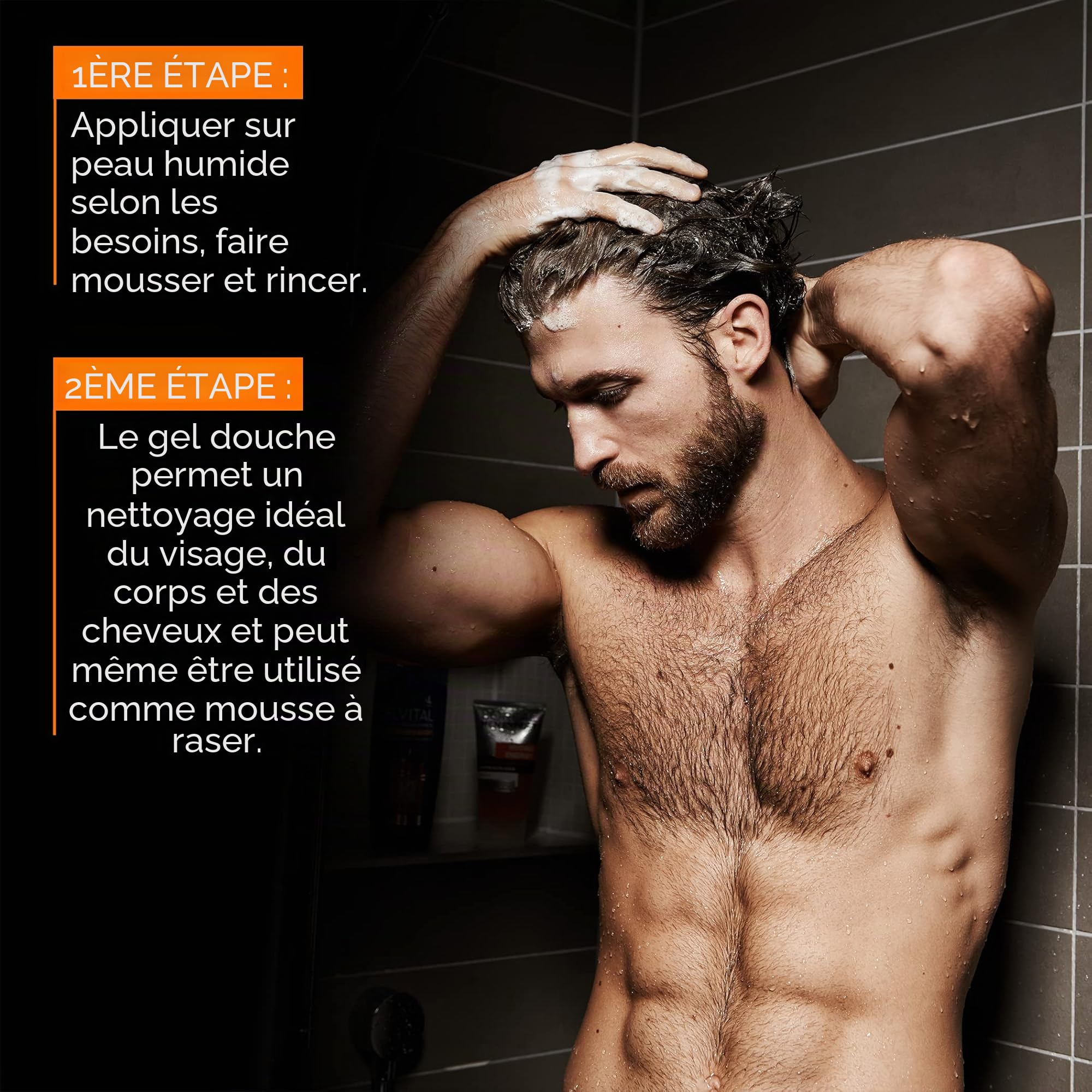 l-or-al-paris-men-expert-hydra-energy-gel-douche-et-shampooing-3-en-1-taurine-10 image 5