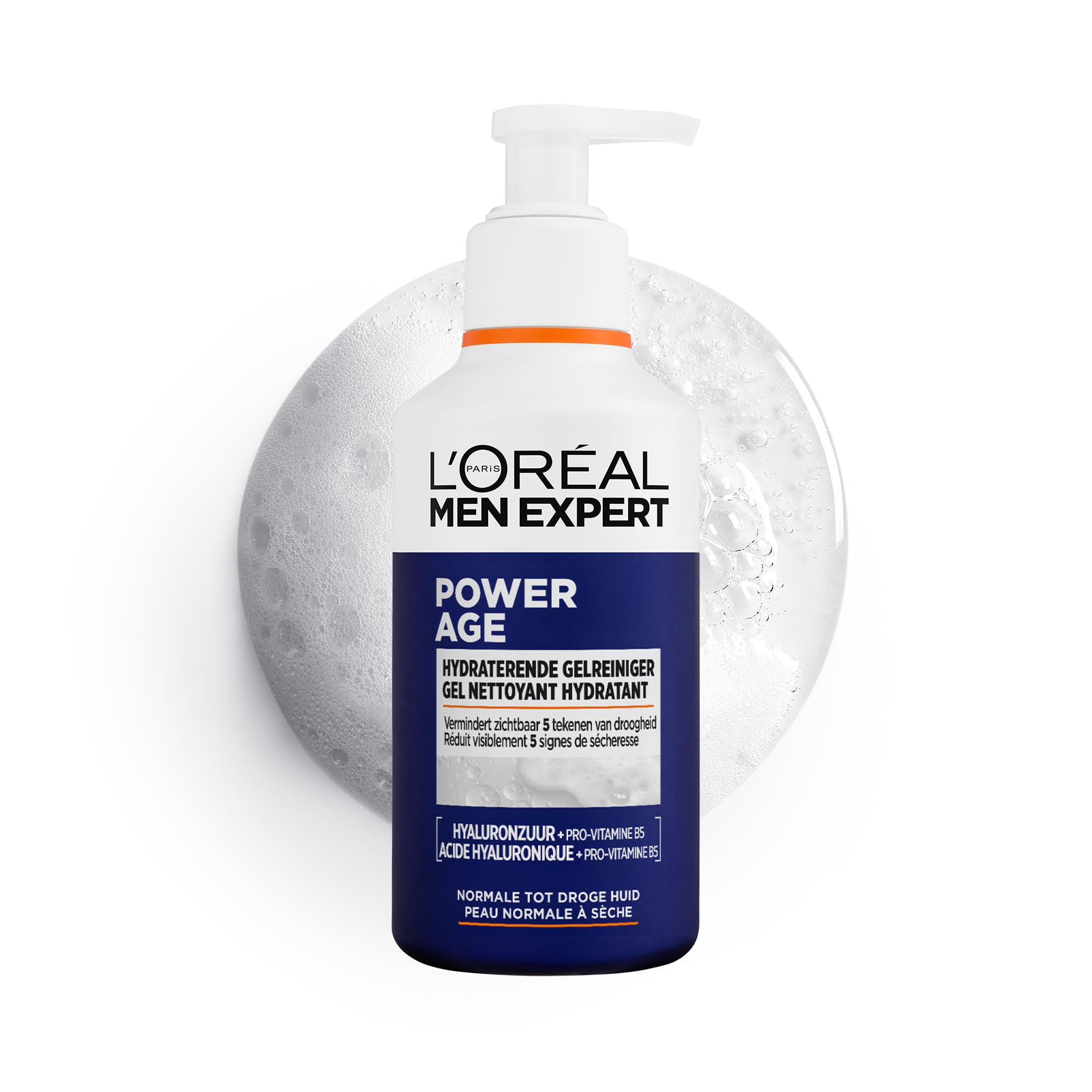 l-or-al-paris-men-expert-gel-nettoyant-power-age-acide-hyaluronique-260ml image 1