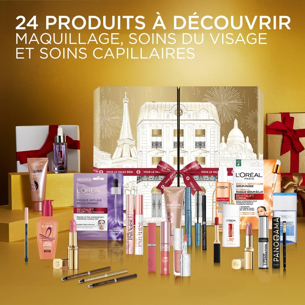 l-or-al-paris-calendrier-de-l-avent-beaut-24-jours-maquillage-et-soins image 4