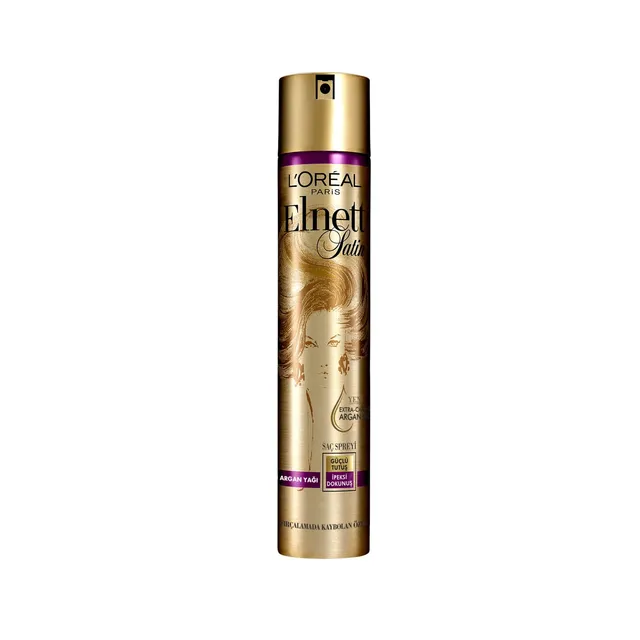 l-or-al-paris-elnett-laque-fixation-forte-huile-pr-cieuse-argan-300-ml image 1