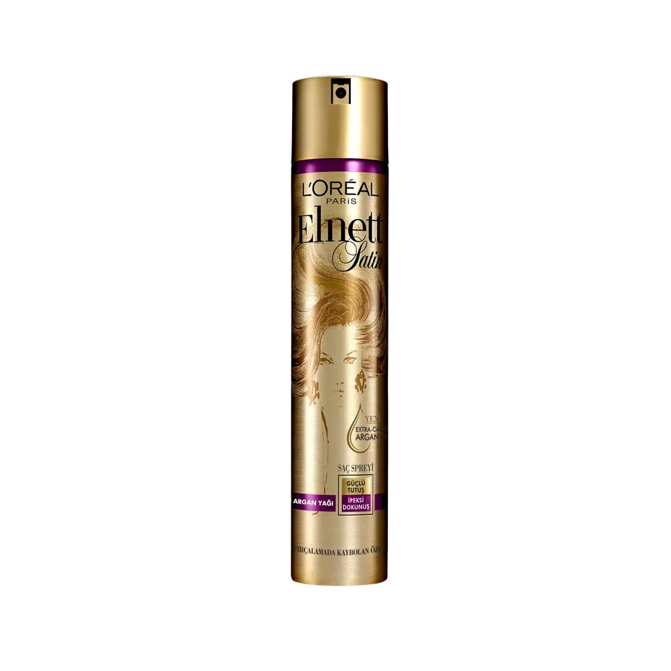 l-or-al-paris-elnett-laque-fixation-forte-huile-pr-cieuse-argan-300-ml image 1