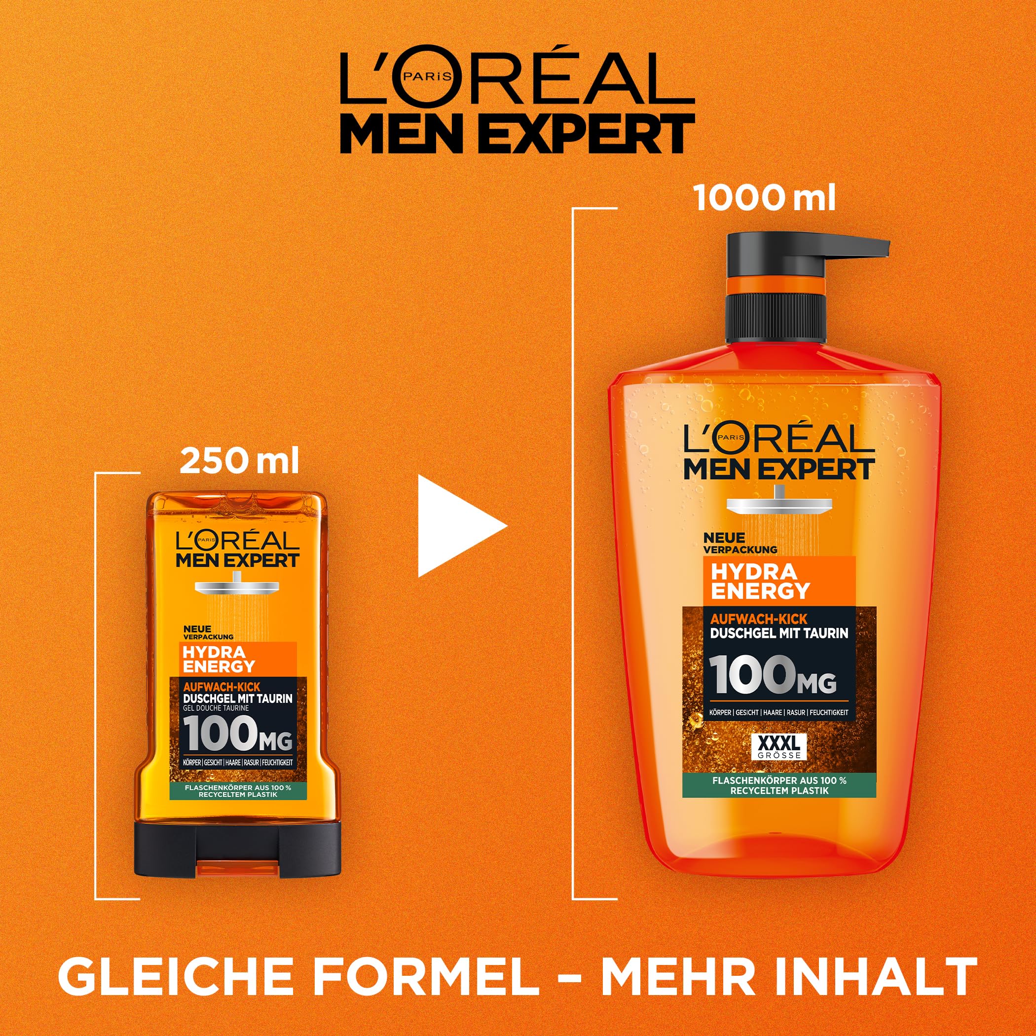 l-or-al-paris-men-expert-hydra-energy-gel-douche-et-shampooing-3-en-1-taurine-10 image 3