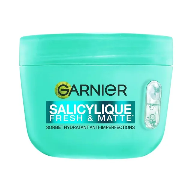 garnier-salicylique-cr-me-sorbet-fresh-matte-hydratante-matifiante-85-ml image 1