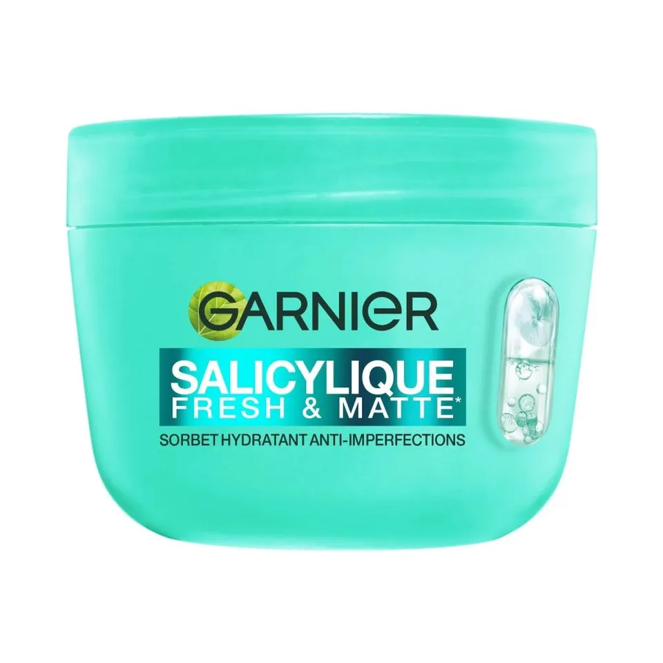 garnier-salicylique-cr-me-sorbet-fresh-matte-hydratante-matifiante-85-ml image 1