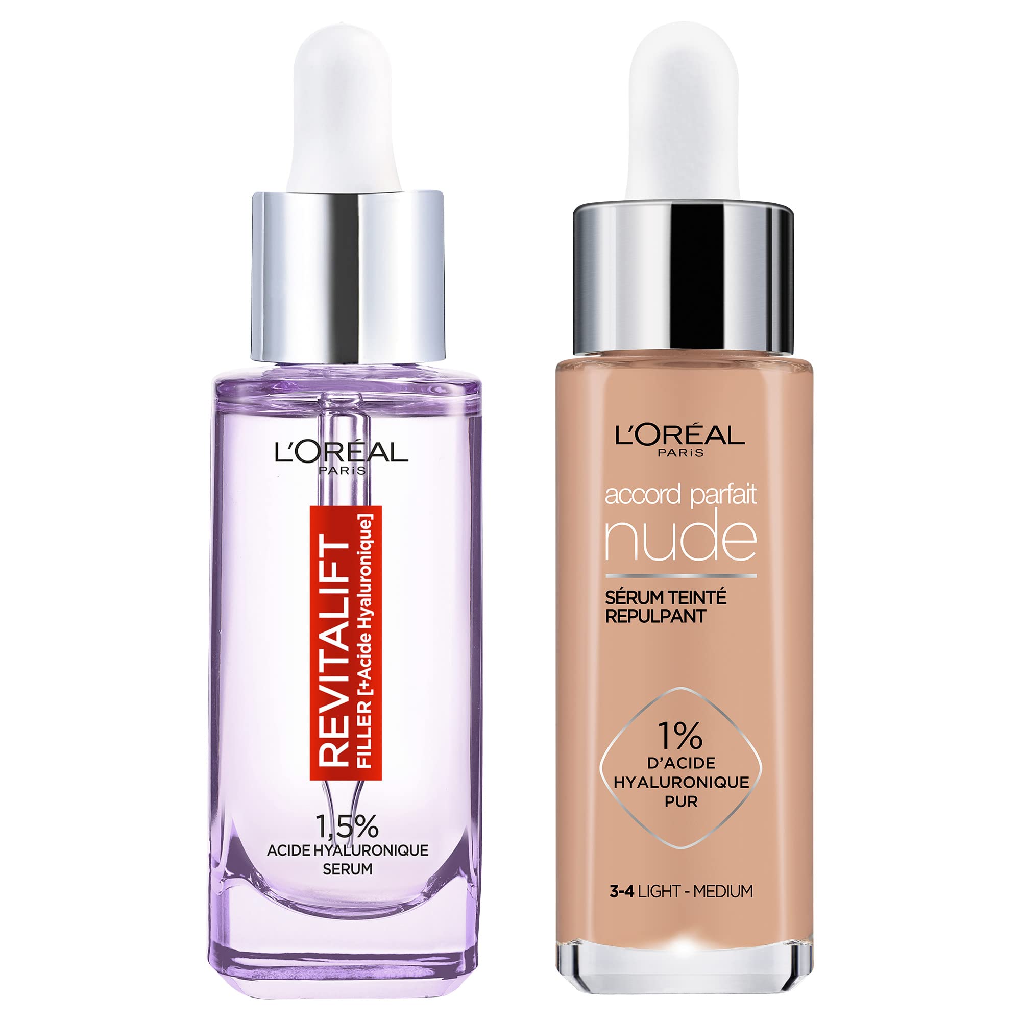 l-or-al-paris-routine-repulpante-coffret-2-s-rums-acide-hyaluronique-revitalift- image 1