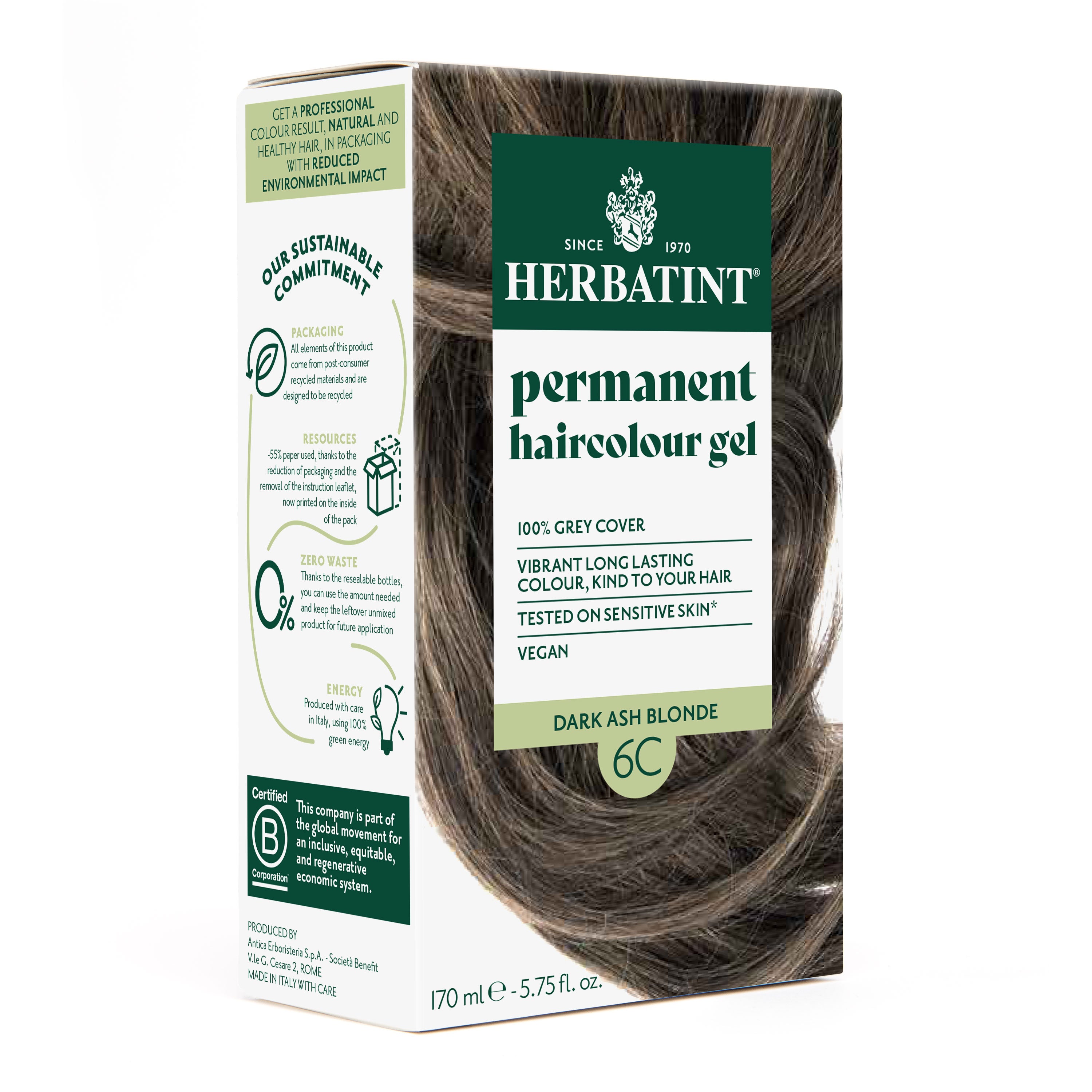 herbatint-soin-colorant-permanent-6c-blond-fonc-cendr-170-ml-s-rie-cendr-c image 1
