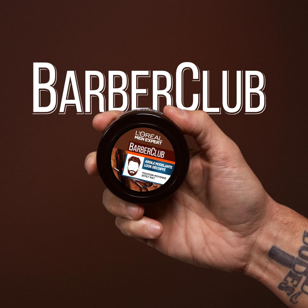 l-or-al-paris-men-expert-barberclub-argile-modelante-fixation-moyenne-mat-75-ml image 2