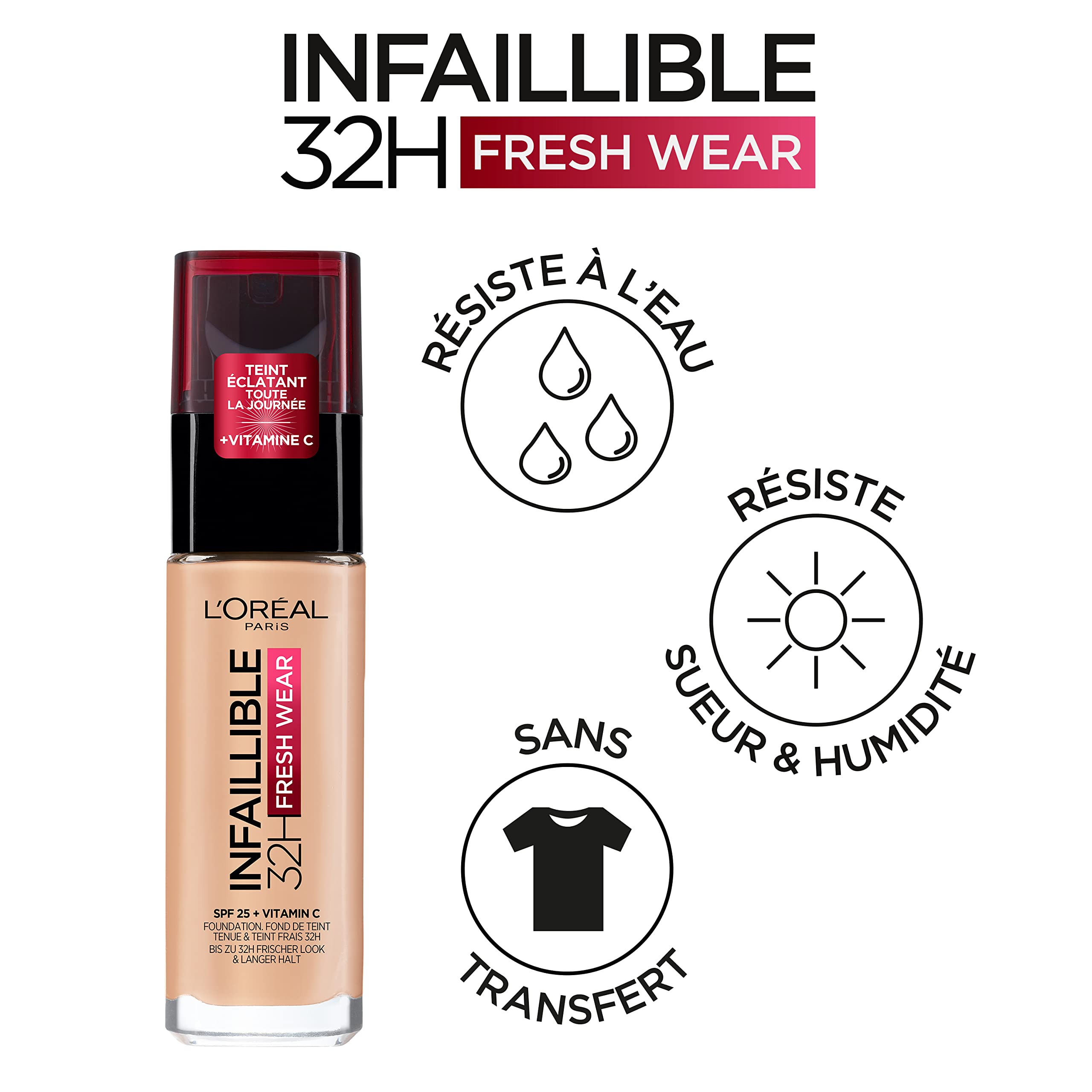 l-or-al-paris-infaillible-fresh-wear-32h-fond-de-teint-263-bisque-miel image 3