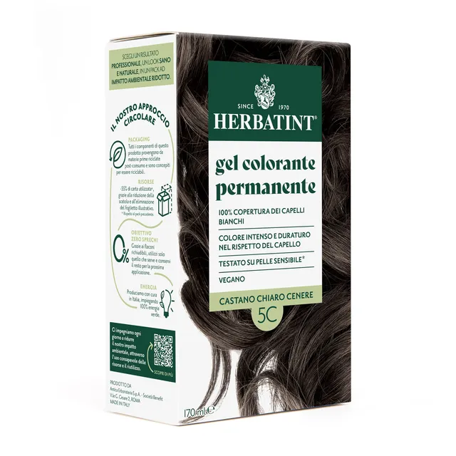 herbatint-soin-colorant-permanent-5c-brun-clair-cendr-170-ml-s-rie-cendr-c image 1