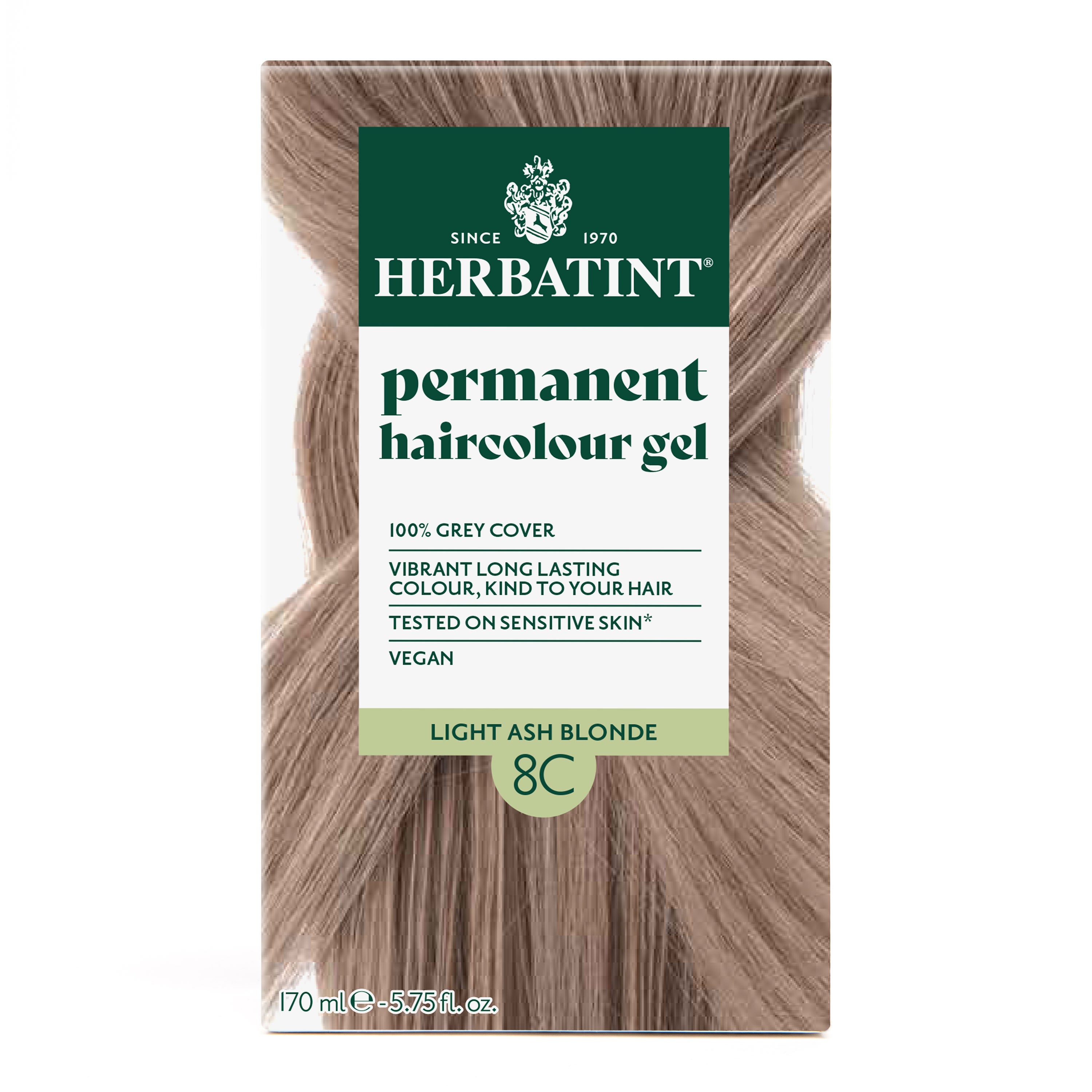 herbatint-8c-blond-clair-cendr-soin-colorant-permanent-gel-170-ml image 3