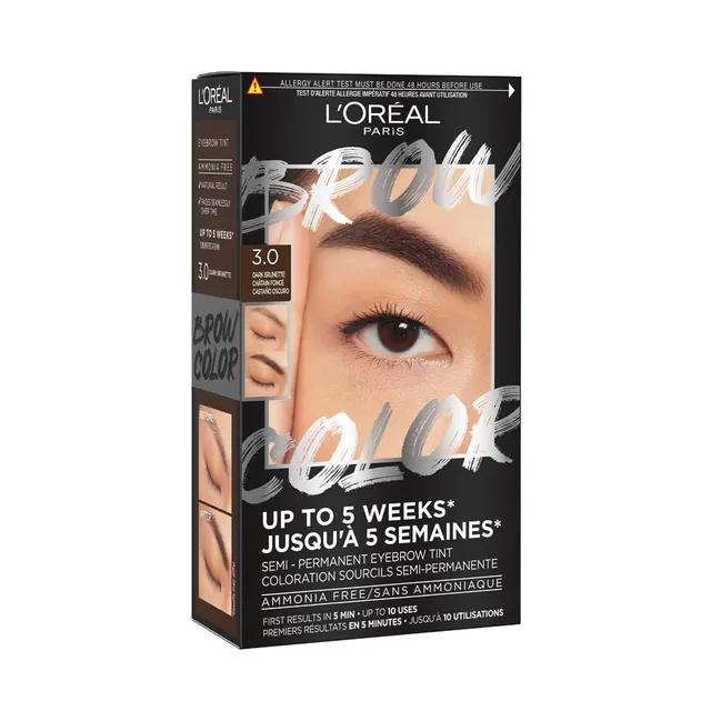 l-or-al-paris-brow-color-teinture-sourcils-semi-permanente-3-0-brunette-tenue-5- image 1