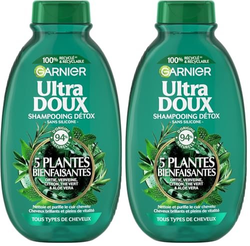garnier-ultra-doux-shampooing-purifiant-th-vert-5-plantes-300ml image 4