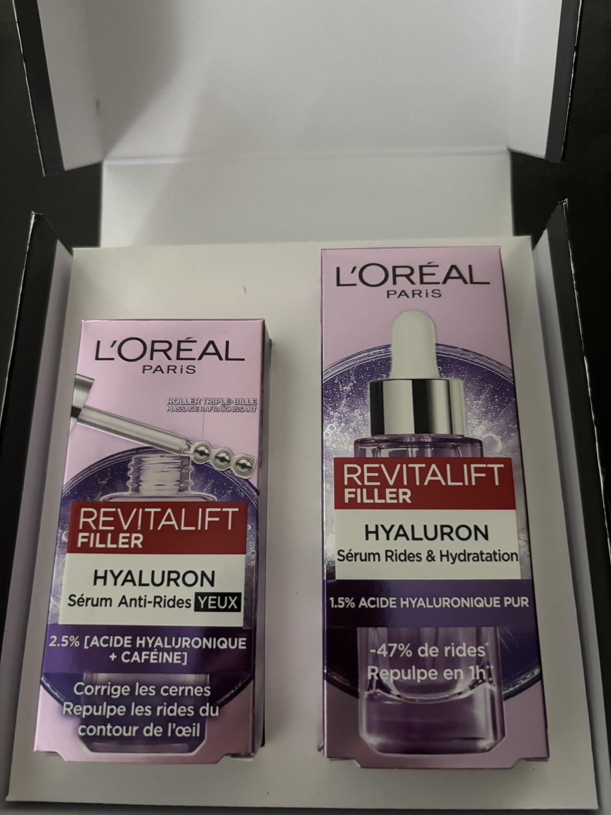 Ridules lissées, teint frais