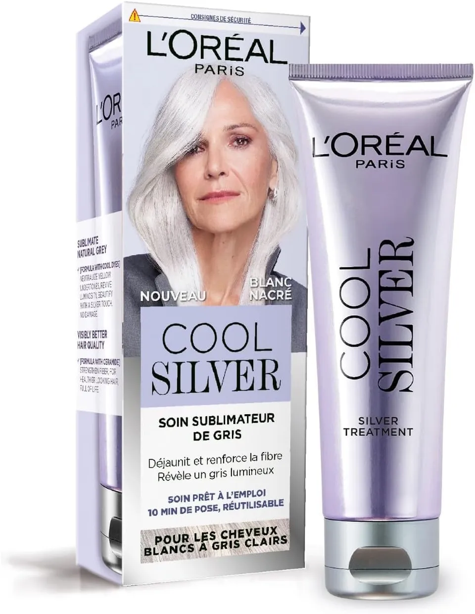 l-or-al-paris-cool-silver-soin-sublimateur-gris-blanc-nacr-d-jaunissant image 1