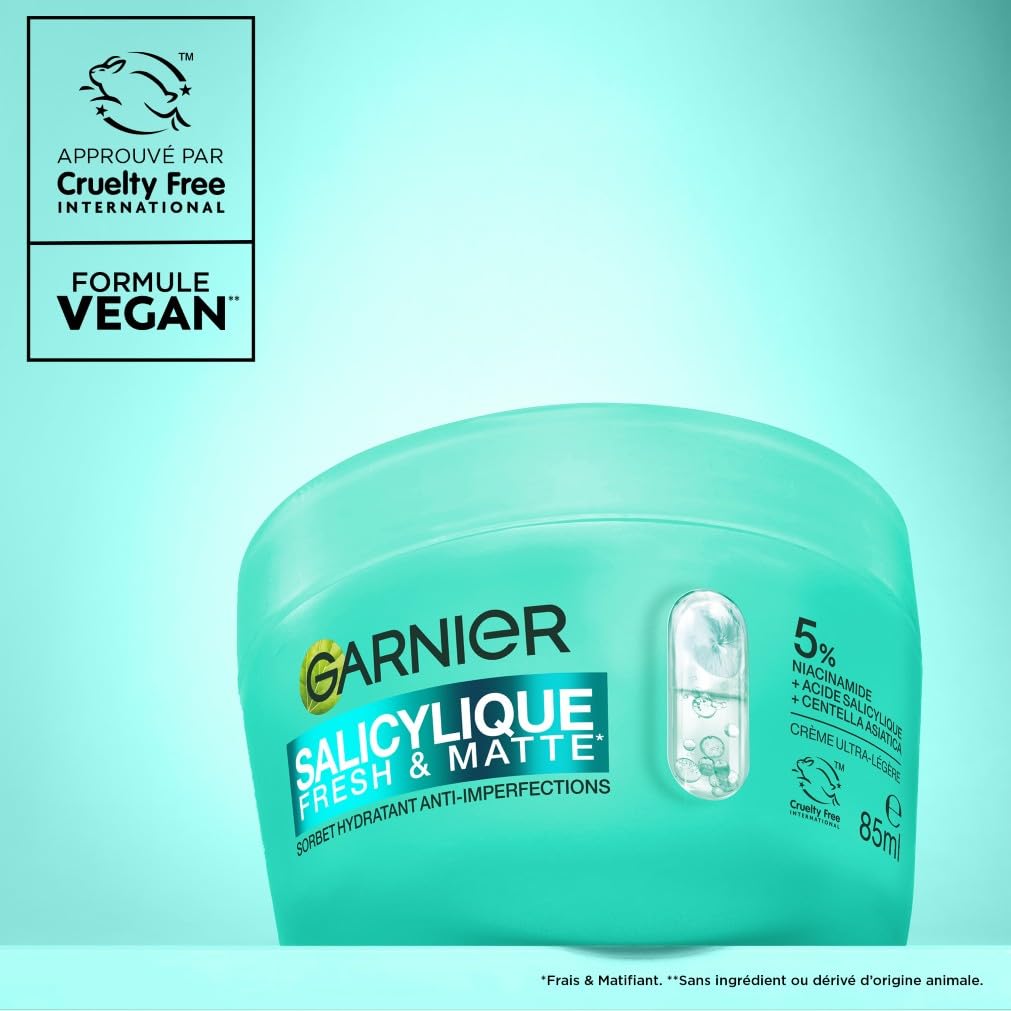garnier-salicylique-cr-me-sorbet-fresh-matte-hydratante-matifiante-85-ml image 8